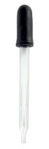 Pipet dropper flint glass 105 mm 2 ml pack 12