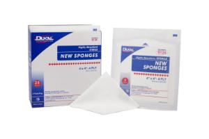 Sterile, New Sponge, 4" x 4", 4-ply