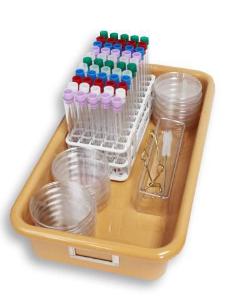 Laboratory tote trays