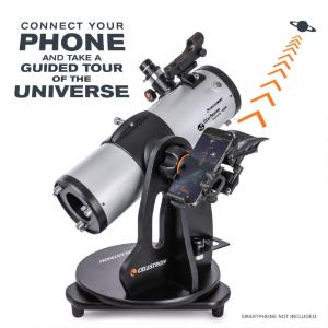 Starsense explorer 114 mm smartphone app-enabled tabletop Dobsonian telescope