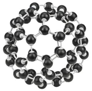 Crystal lattice fullerene model kit