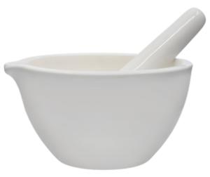 Mortar and pestle porcelain 2000 ml