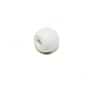 One Hole Molecular Ball, White