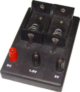 2 Battery Holder with Plug Jacks