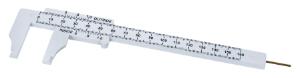 Vernier plastic caliper