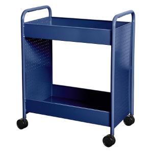 Cart steam two 4" deep trays blue