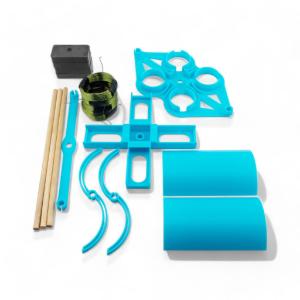 Vertical wind turbine plus kit components