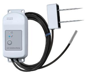 Soil moisture and temperature data logger