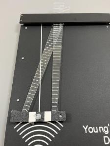 Youngs double slit apparatus