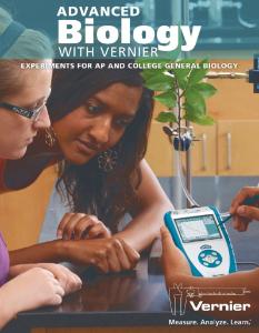 Advanced Biology with Vernier Lab Book