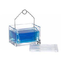 Microscope Slide Staining Dish with Rack