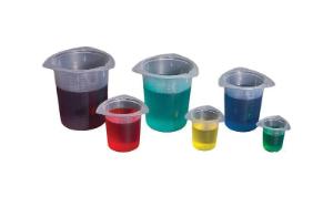 Tri-corner beakers