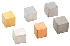 Assorted Metal Cubes