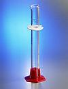 PYREX® VISTA™ Single Metric Volumetric and Graduated Cylinders, 25 ml, TC, Plastic Hexagonal Base, Blue Graduations