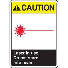 Caution Laser In Use Sign, EMEDCO