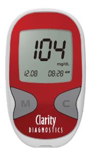 Clarity BG1000 blood glucose meter