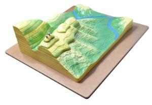 Contour map demonstration model