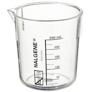 PMP griffin low-form plastic beakers