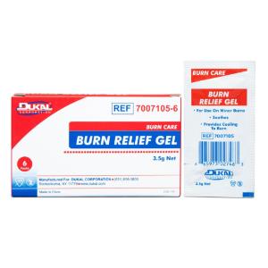 Burn relief gel