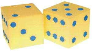 Giant Foam Dice