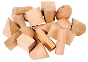 Hardwood Geometric Solids