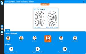 Digital activity includes a virtual lab where students analyze and identify the control samples and evidence