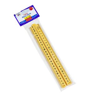 Folding meter stick