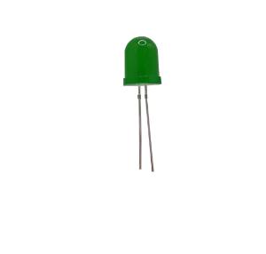 LED green jumbo 10 mm pack 10