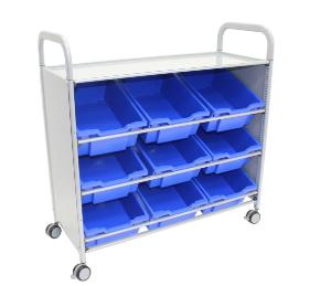 Gratnells Callero Plus Tilted Tray Cart