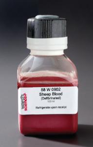 Defibrinated, Prepared Animal Blood