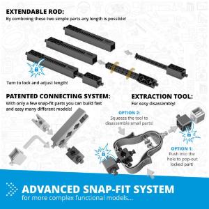 Engino stem mechanics levers/linkages