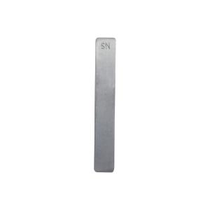 Electrode strip tin 127×19×1.2 mm