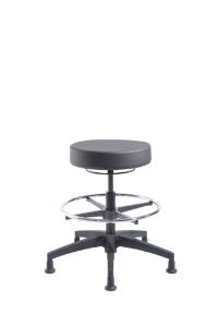 VWR® Upholstered Lab Stools, Bench Height, 2" Nylon Glides