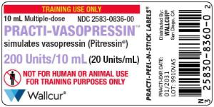 Practi-vasopressin label