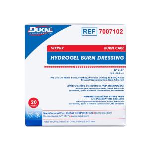 Gauze dressing with burn gel CS 240