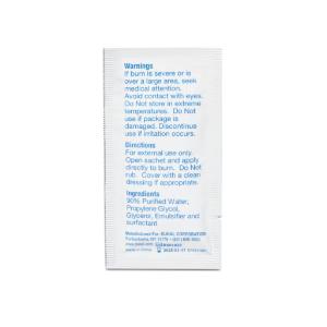 Burn gel sachet for minor burns CS 600