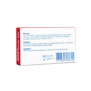 Burn gel sachet for minor burns CS 600