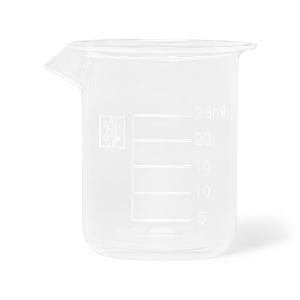 Beakers wide spout PP 25 ml