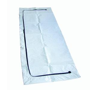 Body bag, envelope zipper, chlorine free