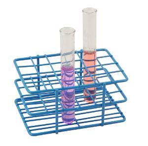 Blue Epoxy-Coated Steel Wire Test Tube Racks