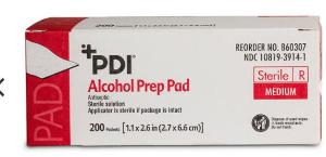 Alcohol Prep Pads 200 pack