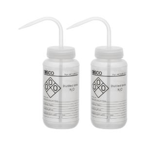 Wash bottles, distelled water, 500 ml