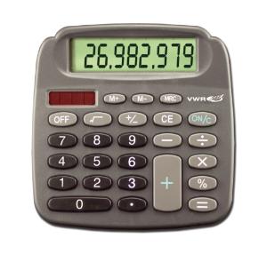 VWR® Solar-Powered Desktop Calculators