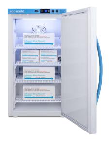 Pharma-vaccine series refrigerator with solid doors, 3 cu.ft.