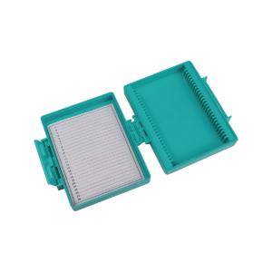 Slide storage box hinged plastic 25 slides