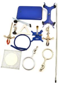 Eisco® chemistry metalware lab starter set - unassembeled