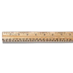 12" Hardwood Ruler