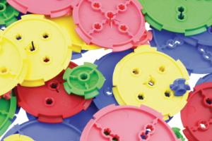 TeacherGeek Pulley Set - 40-PIECE mixed colors