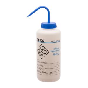 Wash bottle, sodium hypochlorite, 1000 ml