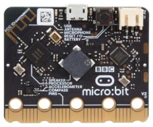 Micro:bit microprocessor front